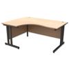 Trexus Contract Plus Cantilever Radial Desk Left Hand - 415390