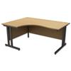 Trexus Contract Plus Cantilever Radial Desk Left Hand - 415406