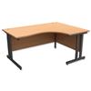 Trexus Contract Plus Cantilever Radial Desk Right Hand - 415414