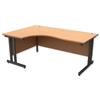 Trexus Contract Plus Cantilever Radial Desk Left Hand - 415448