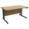 Trexus Contract Plus Cantilever Desk Rectangular Graphite - 415730
