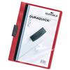 Durable Duraquick Clip Folder PVC for 20 Sheets A4 Red - 2270/03