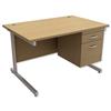 Trexus Contract Desk Rectangular with 2-Drawer Filer - 416320
