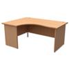 Trexus Classic Radial Desk Left Hand Panelled - 417462