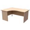 Trexus Classic Radial Desk Panelled Left Hand - 417470