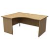 Trexus Classic Radial Desk Panelled Left Hand - 417502