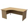 Trexus Classic Radial Desk Panelled Left Hand - 417616