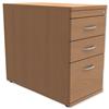 Trexus Mobile Filing Pedestal Desk-High 3-Drawer W400xD800xH725mm