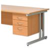 Trexus Fixed Pedestal for Cantilever Desk 3-Drawer W400xD525xH470mm