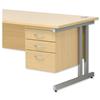 Trexus Fixed Pedestal for Cantilever Desk 3-Drawer W400xD525xH470mm