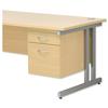 Trexus Fixed Filing Pedestal for Cantilever Desk 2-Drawer