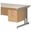 Trexus Fixed Filing Pedestal for Cantilever Desk 2-Drawer
