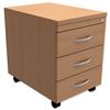 Trexus Pedestal Mobile 3 Drawer Beech - 418166