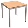 Trexus Square Table with Silver Legs 18mm Top - 418271