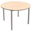 Trexus Circular Table with Silver Legs 18mm Top - 418336