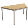 Trexus Trapezoidal Table with Silver Legs 18mm Top - 418433