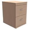 Trexus Filing Cabinet 2-Drawer W480xD600xH720mm Maple - 418985