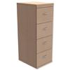 Trexus Filing Cabinet 4-Drawer W480xD600xH1320mm Maple - 419048