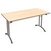 Trexus Influx Folding Table Rectangular Chrome Legs 25mm Top - 419112