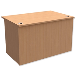 Trexus Rectangular Reception Desk W1200xD800xH740mm Beech