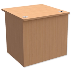 Trexus Rectangular Reception Desk W800xD800xH740mm Beech