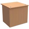 Trexus Rectangular Reception Desk W800xD800xH740mm Beech - 419315