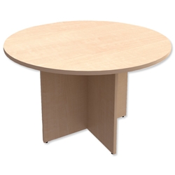 Trexus Meeting Table Round W725xDia1200mm Maple