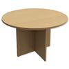 Trexus Meeting Table Round Dia1200xH725mm Oak