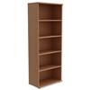 Trexus Tall Bookcase with Adjustable Shelves Beech - 419826
