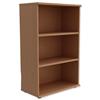 Trexus Medium Bookcase with Adjustable Shelves Beech - 419834