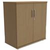 Trexus Low Cupboard with Lockable Doors Oak - 419998