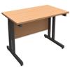 Trexus Contract Plus Cantilever Rectangular Return Desk - 420352