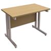 Trexus Contract Plus Cantilever Rectangular Return Desk - 420425
