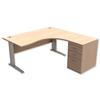 Sonix Premier Radial Desk Right Hand with 600mm Desk-High - 421186