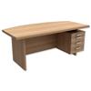 Adroit Virtuoso Executive Desk with Right Hand Pedestal - 421850