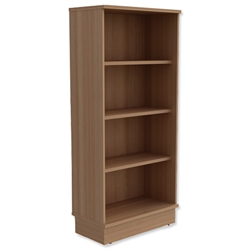 Adroit Virtuoso Bookcase Tall W800xD420xH1775mm Cherry Marbella