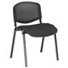 Trexus Stacking Chair Mesh-Back Seat W480xD440xH470mm Black - PS500MB