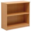 Sonix Low Bookcase with Adjustable Shelf and Floor-leveller Feet W1000xD400xH915 Beech
