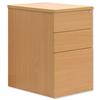 Sonix Filing Pedestal Desk-high 3-Drawer W400xD600xH720mm Beech