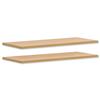 Sonix Extra Shelves for Tall/Medium/Low Bookcases Oak [Packed 2]