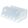 Lever Arch Filing Rack Portable Rigid Metal W425xD300xH160mm White