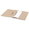 5 Star Office Transfer Spring File & Pocket 285gsm 38mm Foolscap Buff