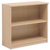 Sonix Low Bookcase with Adjustable Shelf and Floor-leveller Feet W1000xD400xH915 Maple