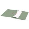 5 Star Transfer Spring File with Pocket 285gsm Foolscap Green [Pack 25