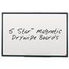 5 Star Magnetic Drywipe Whiteboard 1200x900mm - 424127