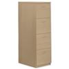 Sonix Wooden Filing Cabinet 4-Drawer W468xD600xH1415mm Maple