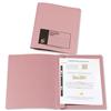 5 Star Flat File Recycled Manilla 285gsm 38mm Foolscap Pink [Pack 50]
