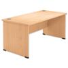 Sonix Classic Desk Rectangular W1800xD800xH725mm Beech Ref 35 - 35