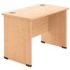 Sonix Classic Return Desk W1000xD600xH725mm Beech Sonix Classic Return Desk W1000xD600xH725mm Beech