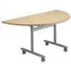 Sonix Premium Mobile Table Flip -top Semicircular W1600xD800xH720mm Maple Ref 37 Sonix Premium Mobile Table Flip -top Semicircular W1600xD800xH720mm Maple Ref 37